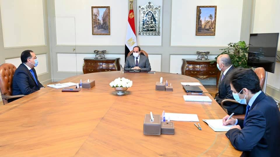 اجتمع السيد الرئيس عبد الفتاح السيسي اليوم مع الدكتور مصطفى مدبولي رئيس مجلس الوزراء، والسيد طارق عامر محافظ البنك المركزي
