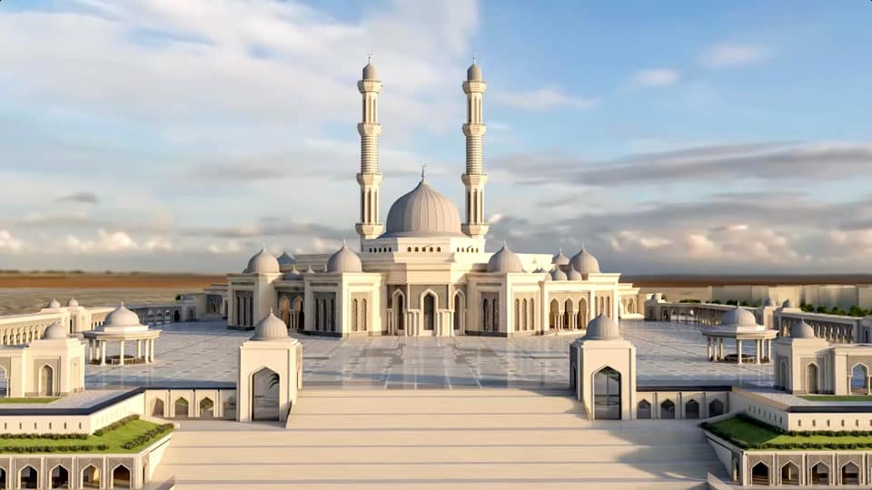 مسجد مصر بالعاصمة الادارية الجديدة احد أكبر المساجد في العالم