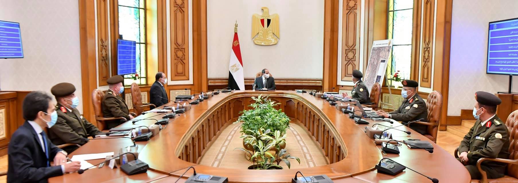 السيد الرئيس يتابع مخططات تطوير منطقة الكيلو "4,5" بشرق القاهرة