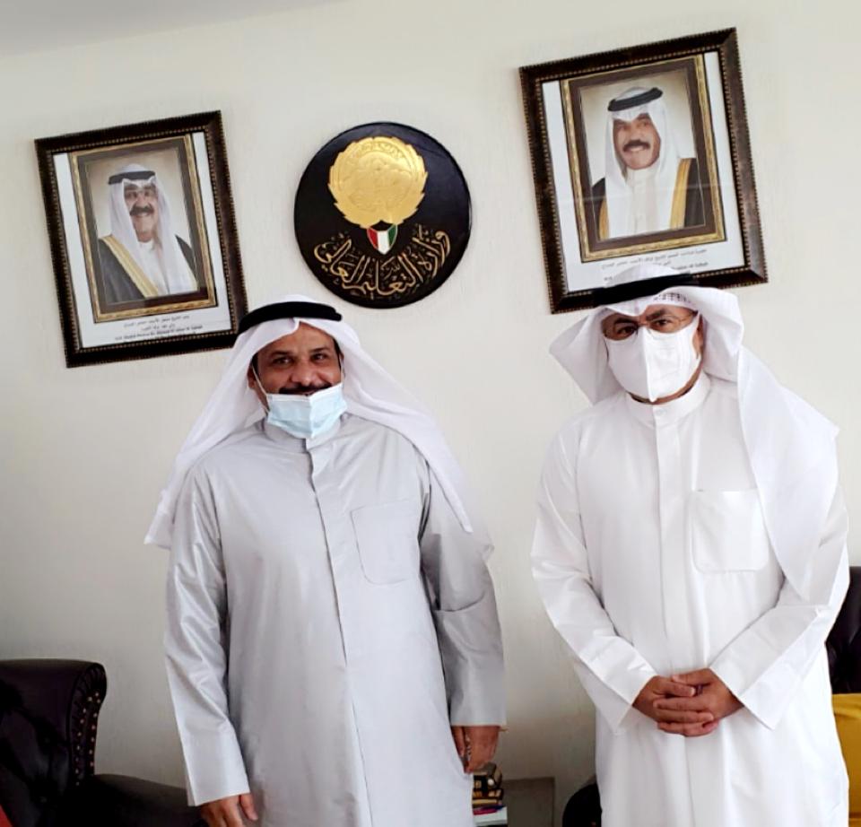 وزير النفط والتعليم العالي الكويتي يستقبل المستشار القانوني لرئيس البرلمان العربي ويؤكد على تعزيز التعاون مع البرلمان العربي