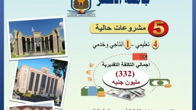 Photo of وزير التعليم العالي يستعرض تقريرًا ميدانيًا لمتابعة مشروعات جامعة الأقصر بتكلفة 332 مليون جنيه