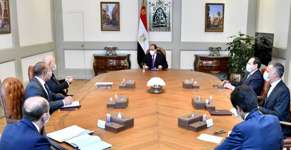 الرئيس يتابع نشاط شركة إيني الإيطالية في مجال التنقيب والإنتاج بقطاع الغاز والبترول في مصر