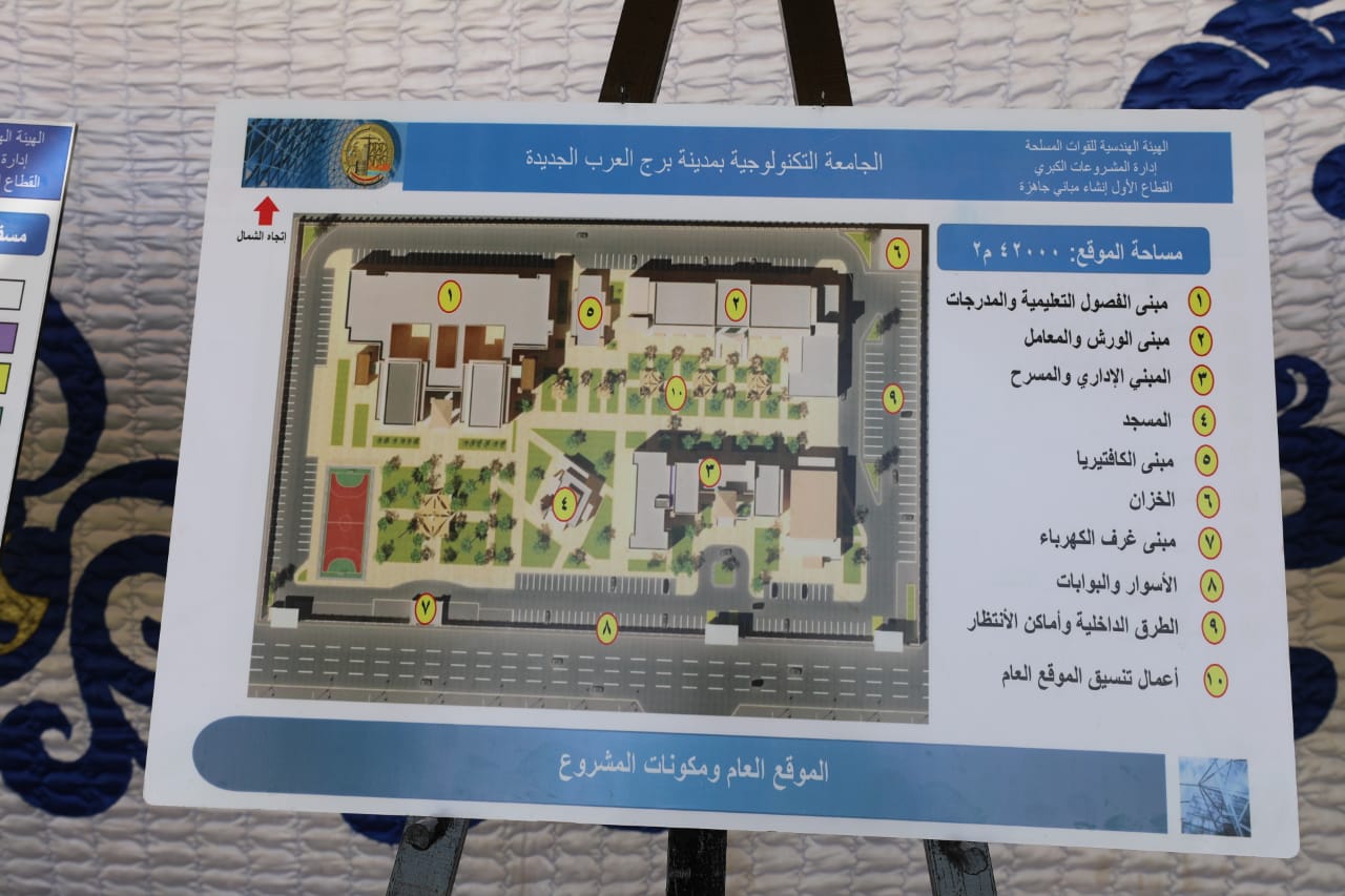 وزير التعليم العالي يتفقد مباني جامعة برج العرب التكنولوجية بمحافظة الاسكندرية