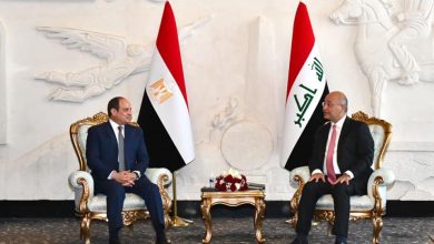 Photo of الرئيس عبد الفتاح السيسي يلتقي في العاصمة العراقية بغداد، مع السيد برهم صالح، رئيس جمهورية العراق