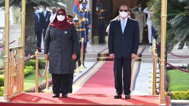 Photo of استقبل السيد الرئيس عبد الفتاح السيسي اليوم بقصر الاتحادية الرئيسة سامية حسن، رئيسة جمهورية تنزانيا المتحدة
