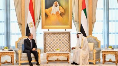 Photo of التقى السيد الرئيس عبد الفتاح السيسي اليوم في قصر الوطن بالعاصمة الإماراتية أبو ظبي