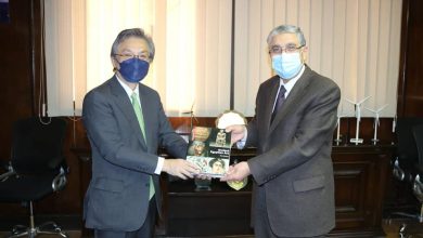 Photo of شاكر:يستقبل السيد اوكا هيروشى OKA Hiroshi  سفير اليابان الجديد بالقاهرة
