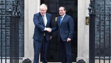 Photo of تلقى السيد الرئيس عبد الفتاح السيسي اليوم اتصالاً هاتفياً من رئيس الوزراء البريطاني “بوريس جونسون”